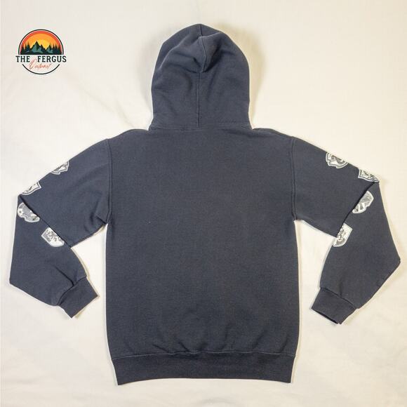 Wizarding World Harry Potter Hogwarts Hoodie Sweatshirt Black Size Small - Picture 2 of 11